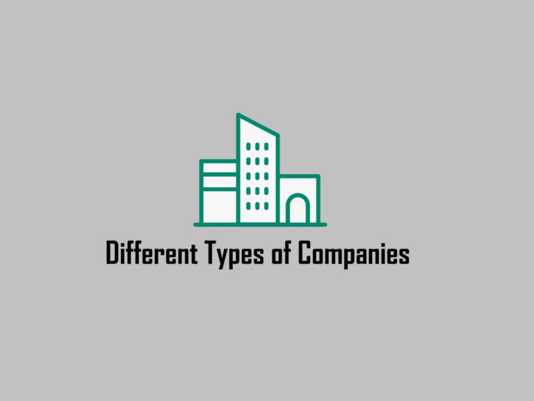 Types of Companies Explained with Examples [16 Types] | Marketing Tutor