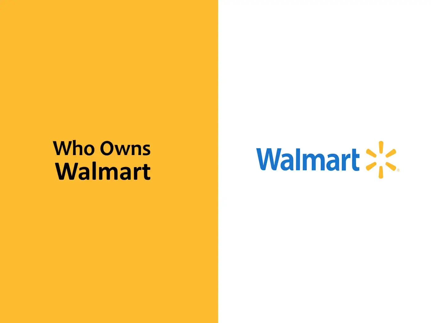 Who Owns Walmart?